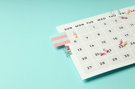 Concept of event planning and work planning, space for text, a Business Photo by AtlasStudio PRO