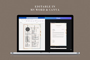 Modern Resume Template CV, a Resume Template by Theme Weavers (Thumbnail 5 of 5)