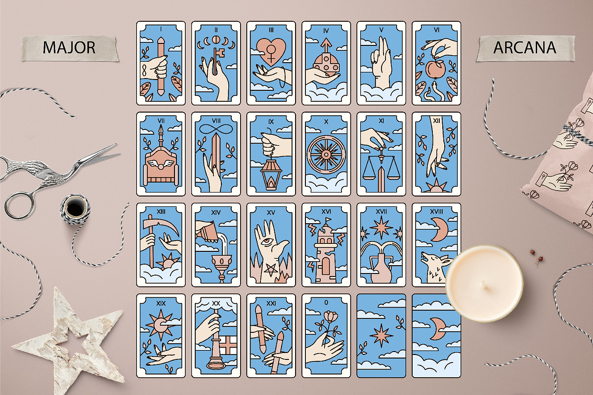 Tenderness Tarot cards collection, an Illustration by illustrator_natalie (Photo 3 of 15)