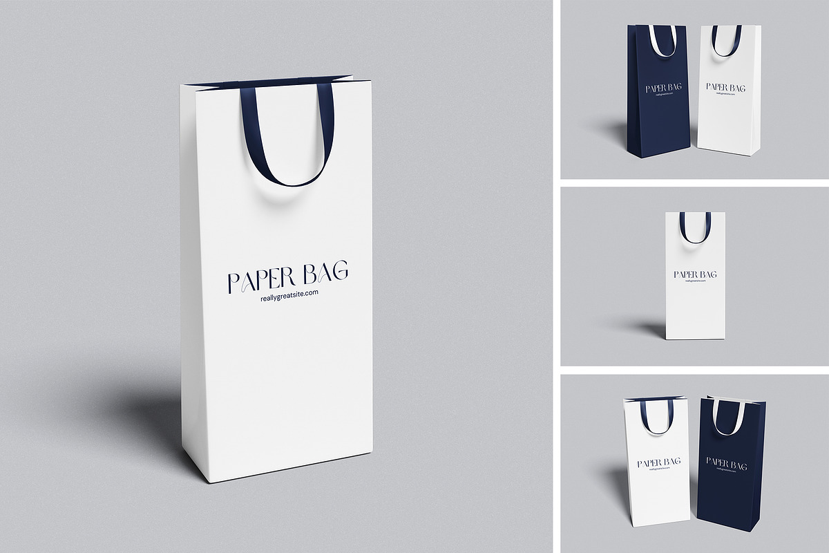 Paper Bag Mockup, a Packaging Mockup by Twins_studio (Photo 1 of 5)