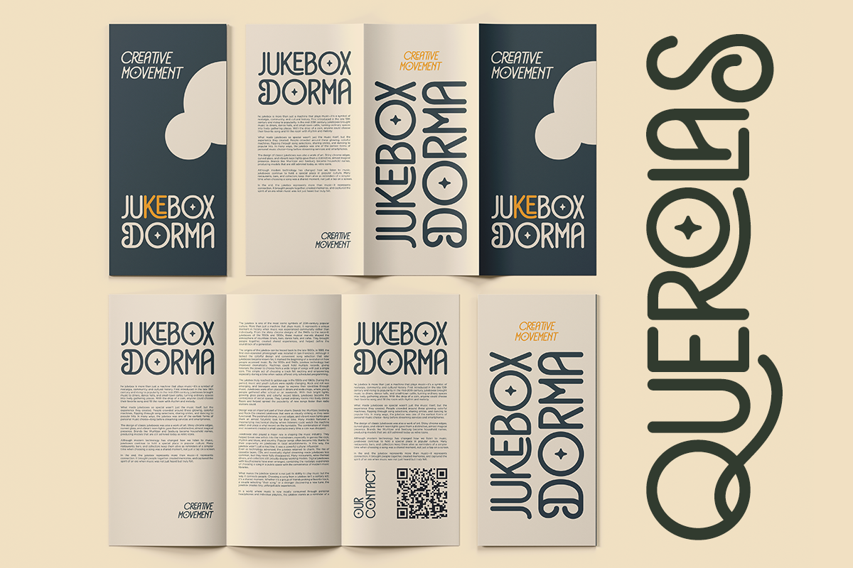 Querolas - Stylish Monoline Font, a Sans Serif Font by RagamKata (Photo 7 of 11)