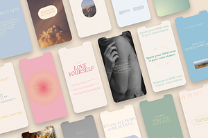 Self-Care Quotes CANVA IG Templates