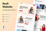 Organized Finance Web Landing Page, a Landing Page Template by UICreative (Thumbnail 1 of 4)