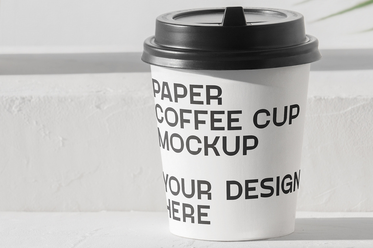 Paper coffee cup mock-up, a Cups & Container Mockup by eezo (Photo 5 of 5)