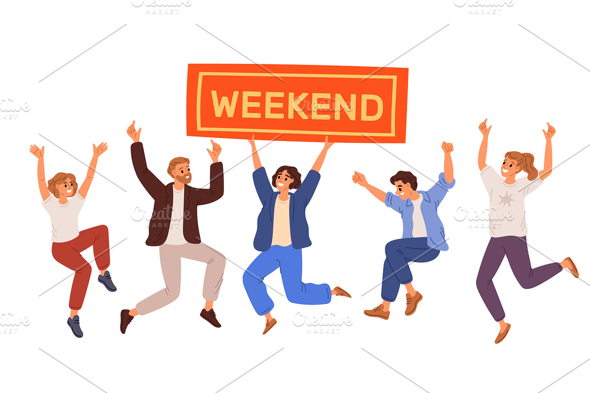 Men and women having fun and, a Person Illustration by Vectorbuum