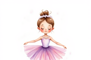 Ballerina Clipart Bundle, a Person Illustration by PLUM&FIGS (Thumbnail 2 of 13)