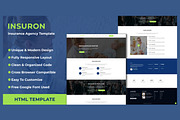 Insuron - Insurance  Template, a HTML Template by THESOFTKING (Thumbnail 1 of 3)