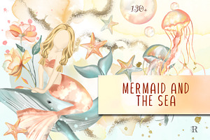 Mermaid and The Sea