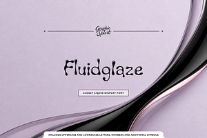 Fluidglaze Liquid Display Font