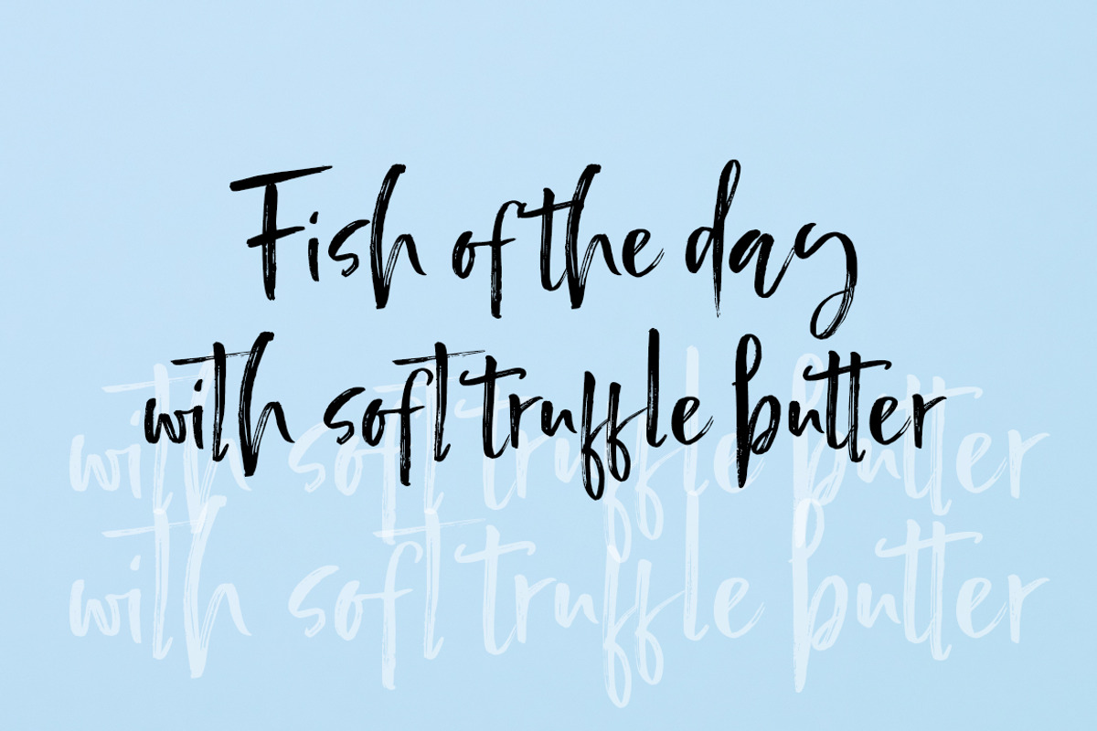 Angler Fish, a Script Font by Franstudio (Photo 5 of 5)