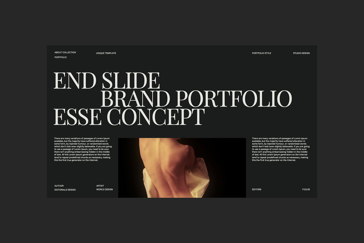 ESSE - Brand Portfolio Template, a Presentation Template by Creatorism (Photo 9 of 9)
