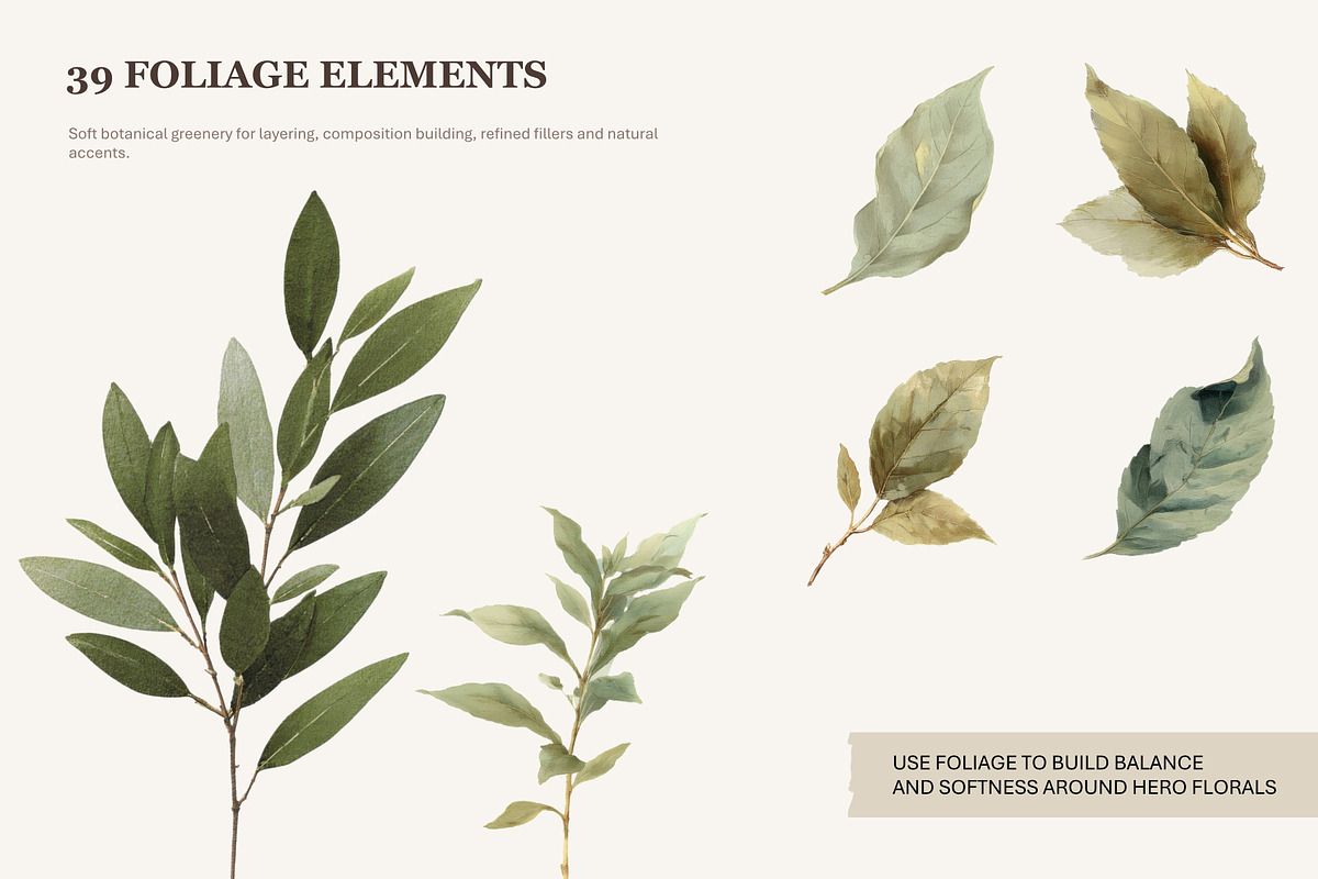 Vintage Garden Patterns and Elements, a Decorative Illustration by Yanakicc (Photo 6 of 12)