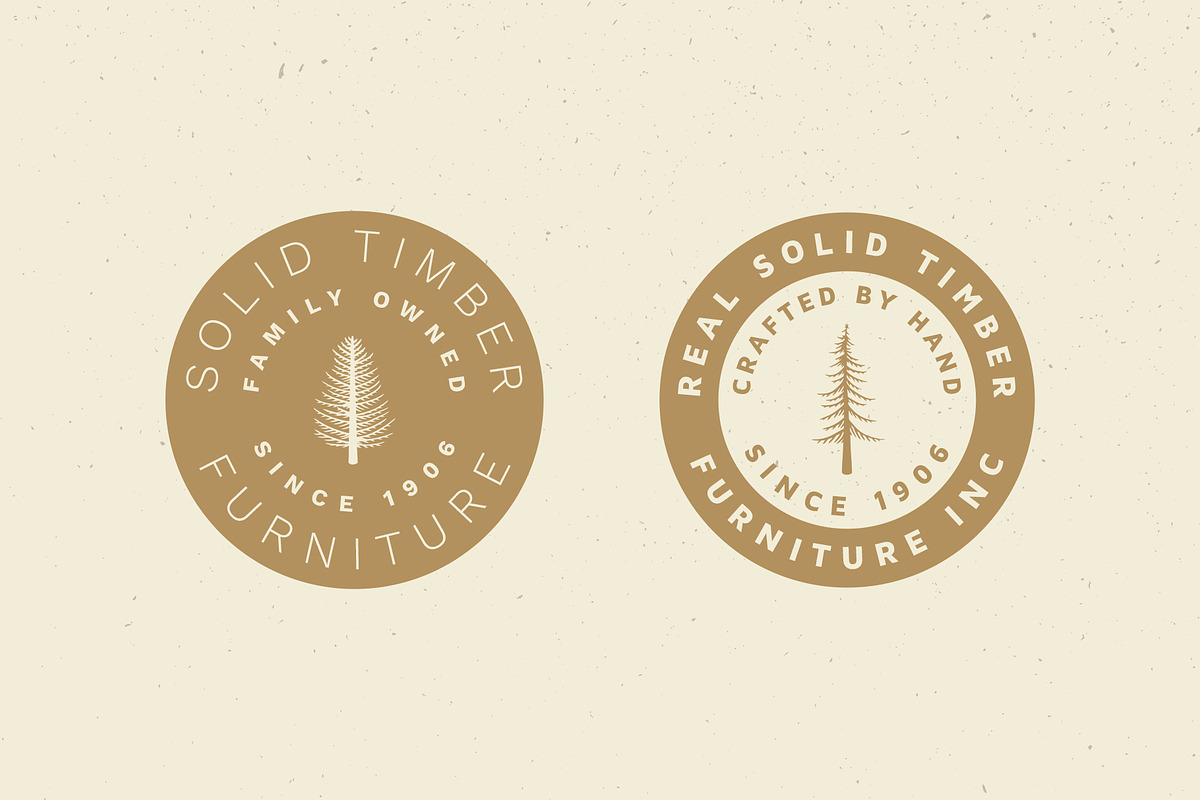 Vintage Tree Badge Logos, a Branding & Logo Template by Build Interactive (Photo 3 of 8)
