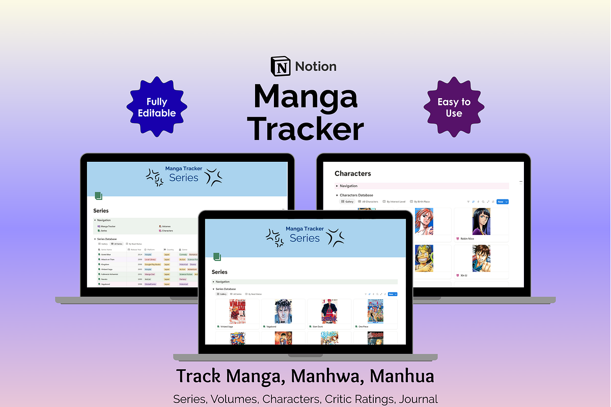 Manga Tracker - Notion