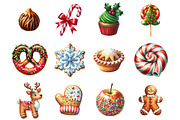 Christmas Treats Festive Food, a Graphic by CitraGraphics (Thumbnail 2 of 5)