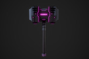 Cyberpunk Hammer, an Object 3D Model by Midgardians (Thumbnail 1 of 10)
