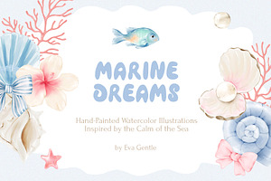 Dreamy Sea Watercolor Collection