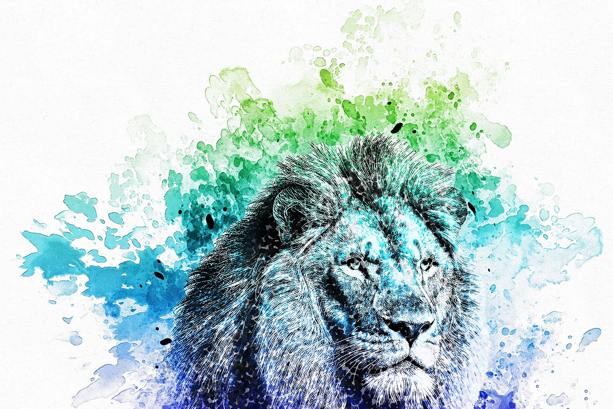 Abstract Paint Photoshop Action, an Action Add-On by MRI STUDIO (Photo 14 of 15)