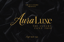 Auraluxe – The Luxury Font Trio