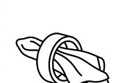 40 Christmas Dinner Table Icons, an Outline Icon by adenpinkstore (Thumbnail 4 of 20)