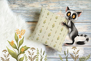 Camping adventure with a lemur, an Illustration by IrynaPanashii (Thumbnail 9 of 12)