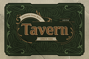 Vintage Serif Font, a Serif Font by Graphue (Thumbnail 2 of 9)