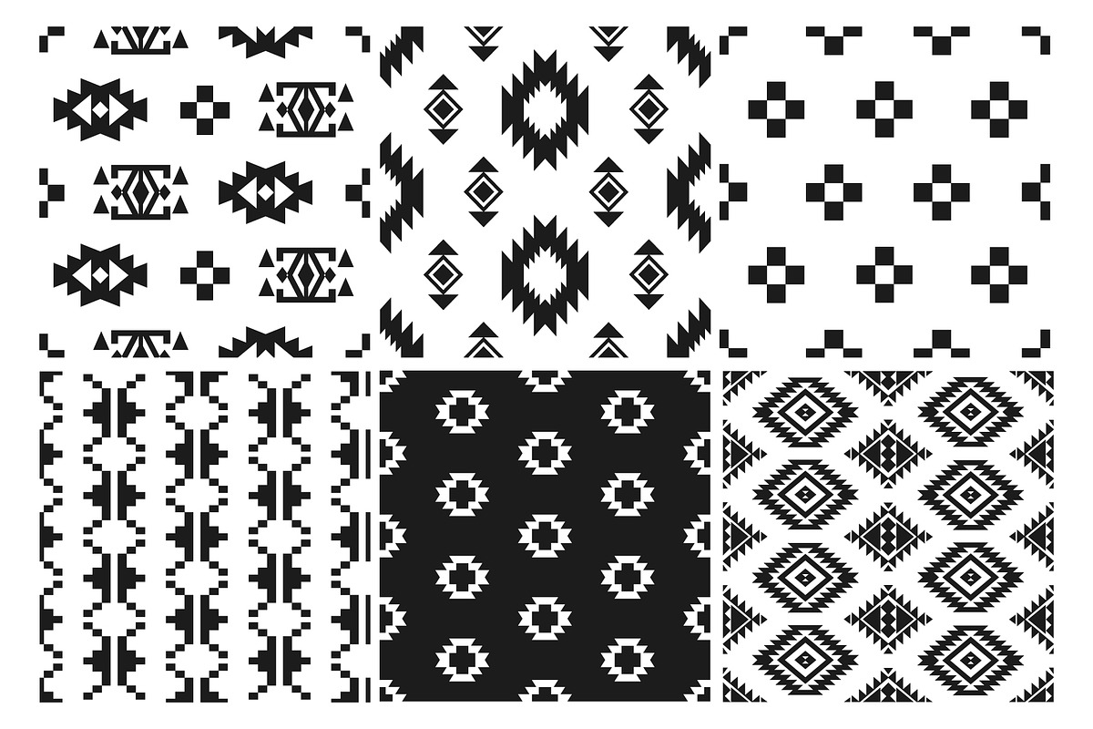 30 Aztec Southwestern Patterns Pack, a Pattern Graphic by Katrinelly (Photo 13 of 15)