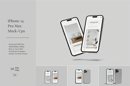 iPhone 14 Pro Max Mock-ups