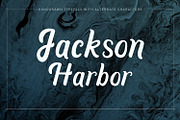 Jackson Harbor | Handdrawn Typeface, a Sans Serif Font by Cottonwood312 (Thumbnail 1 of 9)