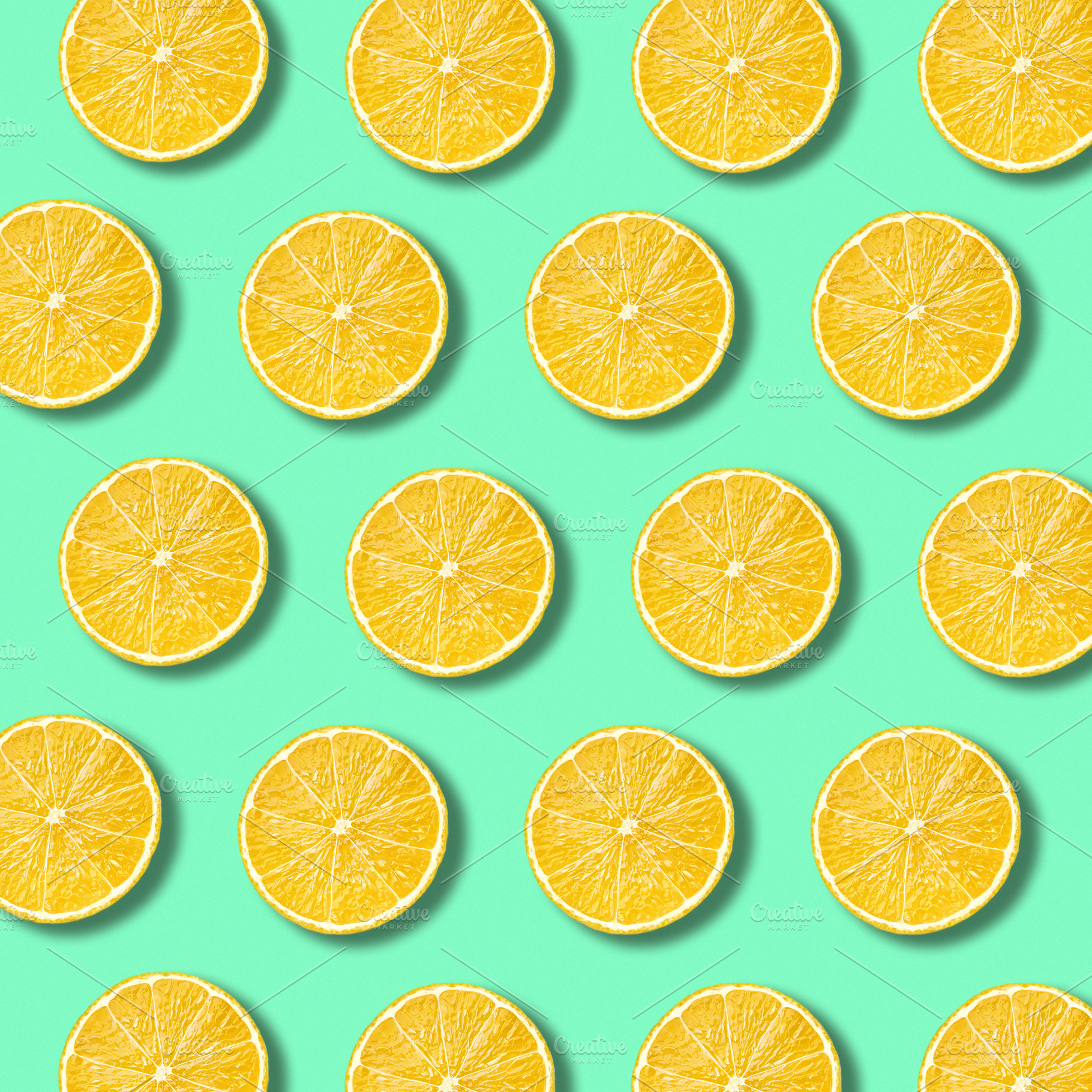 Lemon slices pattern, a Food & Drink Photo by BOOCYS
