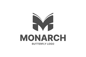 Monarch Logo Butterfly Mascot