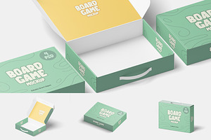 Board Game Box Mockup