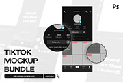 Tiktok Mockup Bundle | PSD, a Social Media Template by sophiesconcepts (Thumbnail 1 of 2)