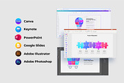 Animated Puzzle Infographic Slides, a Presentation Template by Abert (Thumbnail 3 of 10)
