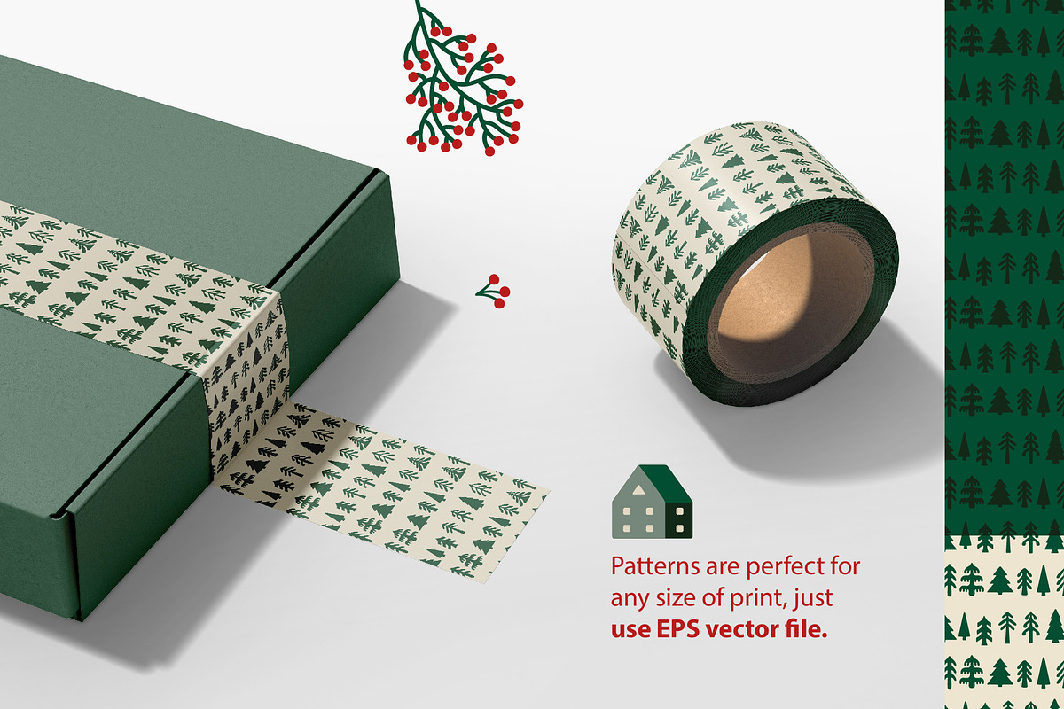 Christmas vector. Patterns, graphic, an Object Graphic by anna khramtsova (Photo 11 of 20)