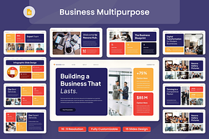 Business Multipurpose Presentation, a Presentation Template by Annora Studio