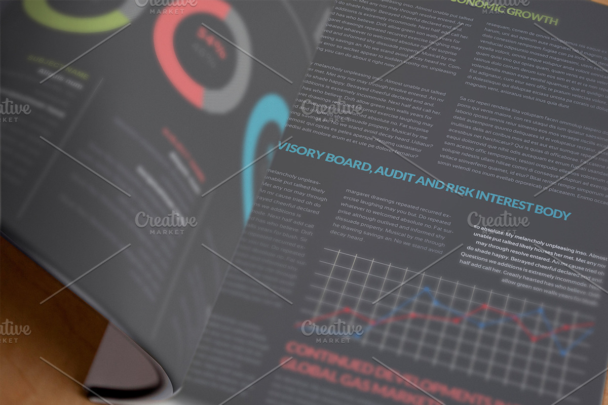 Annual Report A4 / US Letter, a Brochure Template by Mastergfx (Photo 10 of 11)