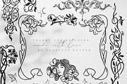 Floral Vintage Ornate Frames, an Object Graphic by Anastasy_helter (Thumbnail 19 of 19)