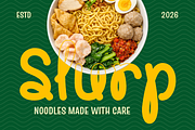 Noodle Twine Playful Monoline Font, a Font by PutraCetol Studio (Thumbnail 2 of 5)