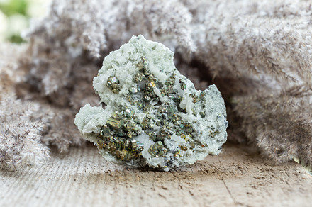 Quartz and Pyrite mineral crystal, a Nature Photo by Andriana Syvanych