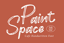 Paint Space - Cafe Handwritten Font