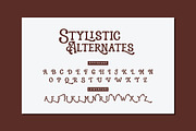 Alendro - Vintage Display Font, a Serif Font by Typebae (Thumbnail 7 of 8)