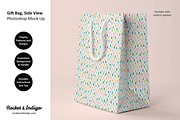 Gift Bag Side Photoshop Mock-Up, a Product Mockup by Rocket & Indigo (Thumbnail 2 of 4)