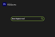 Logo Search Animation | Premiere Pro, a Templates & Theme by Gatamotion (Thumbnail 1 of 2)