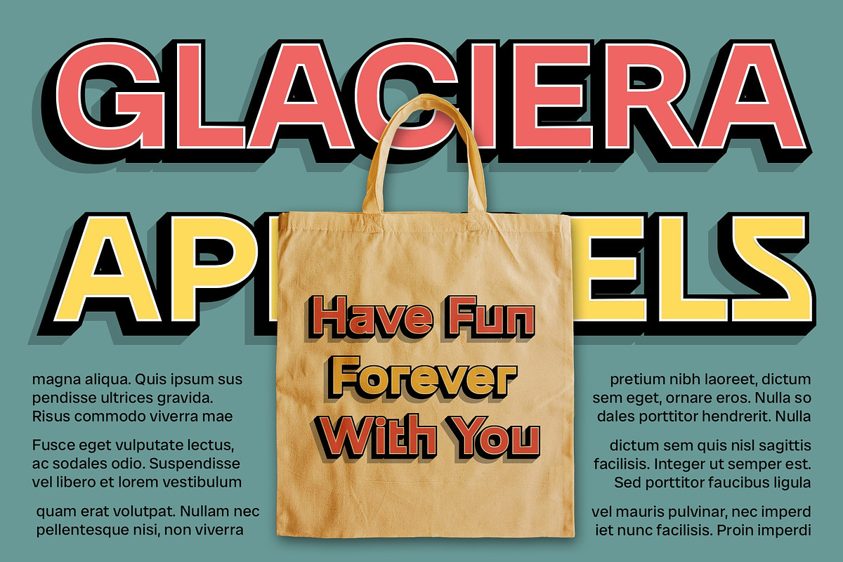 CS Darvish 3D, a Sans Serif Font by Craft Supply Co. (Photo 7 of 8)