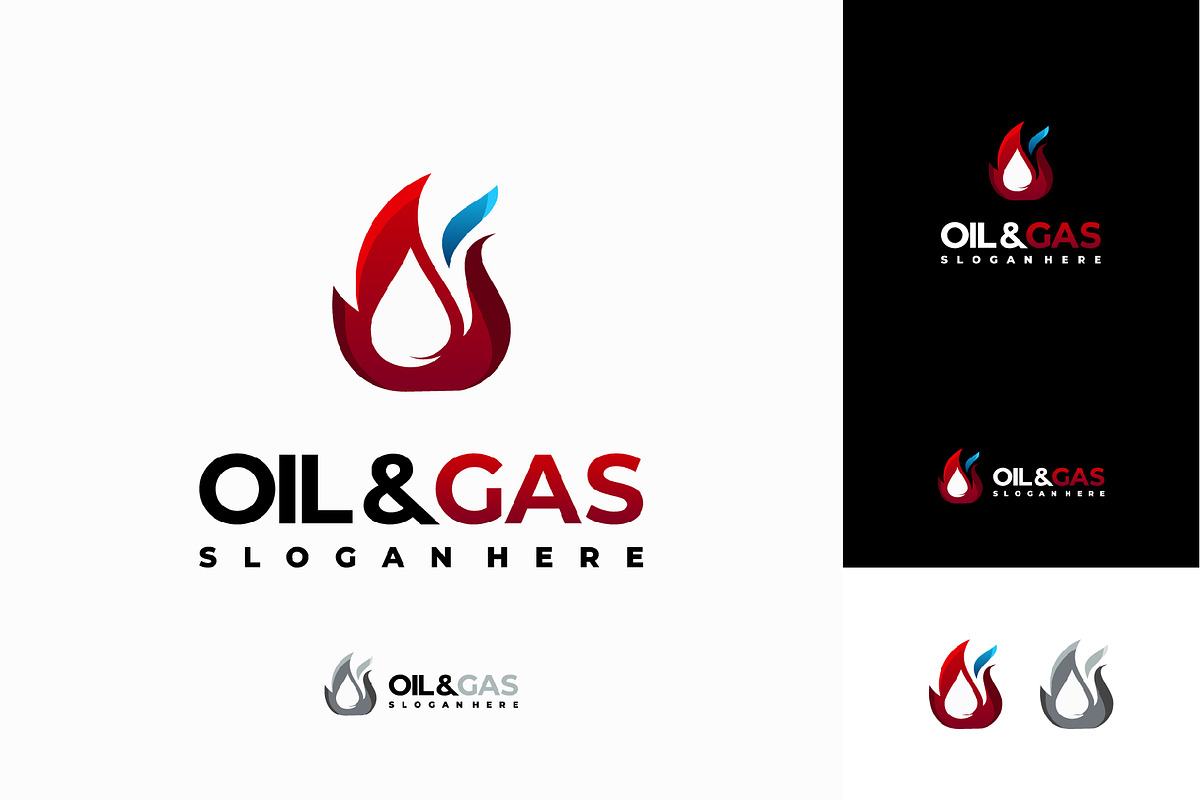 Set of Set of Oil and Gas logo, a Branding & Logo Template by Lucky Creative (Photo 2 of 5)