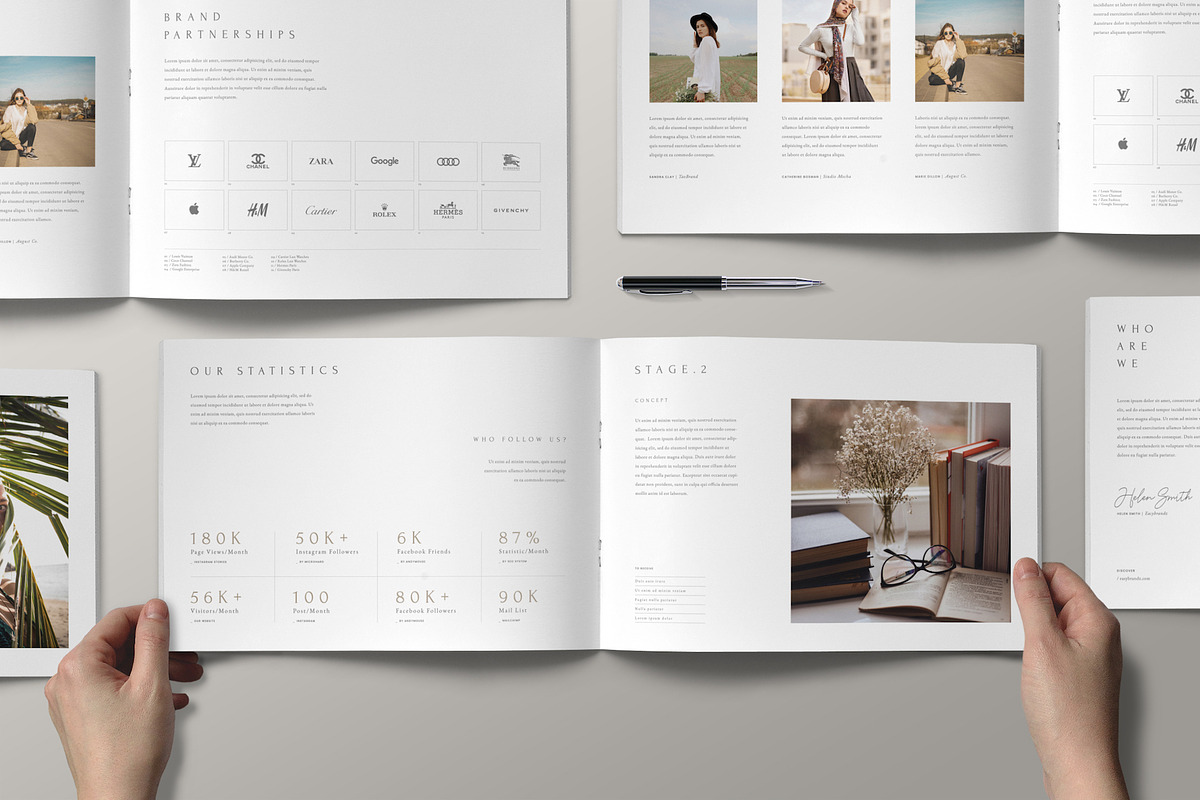 Media Press Kit Template, a Brochure Template by Easybrandz (Photo 2 of 6)