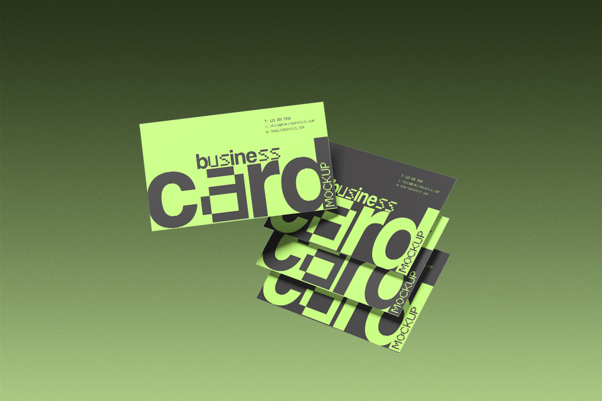 Business Card Mockup, a Merchandise Mockup by HanaSaka_Studio (Photo 2 of 4)