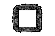 Rustic Wood Slice Frame Bundle, an Illustration by yasushie (Thumbnail 24 of 31)