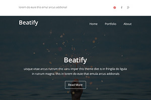 Beatify - PSD Email Template